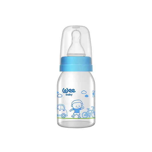 Wee Baby Glass Feeding Bottle 125 ML 8779