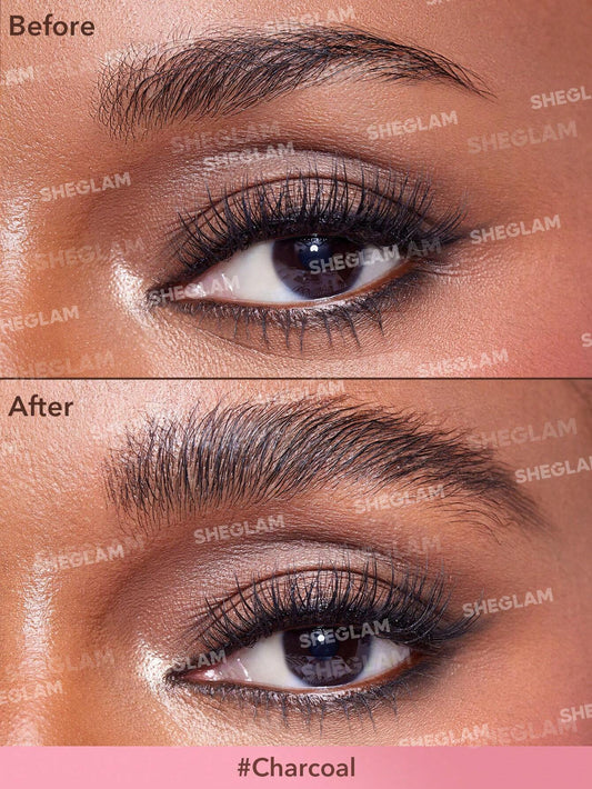 Sheglam Brow Fection Angled Brush & Dip CHARCOAL