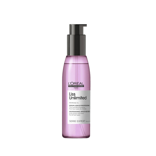 L'Oreal Professional Liss Unlimited Shine Enhancing, Smoothing & Anti-Frizz Serum with Primrose Oil 125 ML