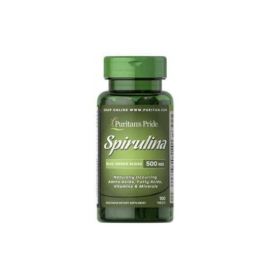 PURITANS PRIDE SPIRULINA 500MG 100TAB