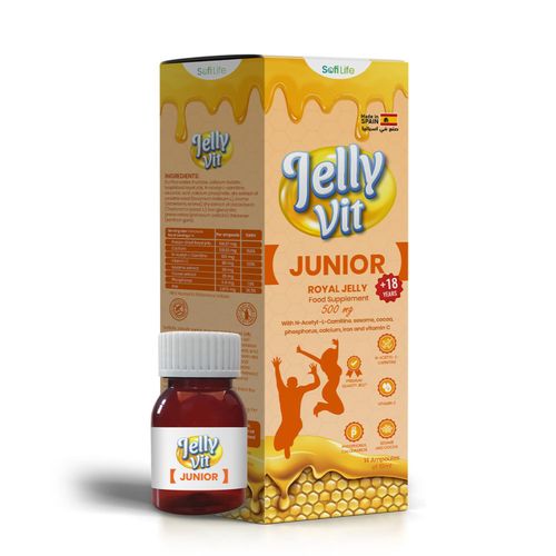 Sofi Life Jelly Vit Junior Royal Jelly - Energy & Immune Boost for Kids (14 Ampoules)
