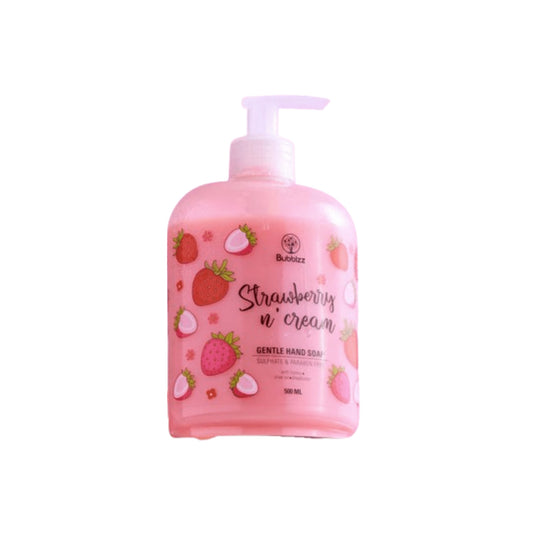 Bubblzz Strawbery In Cream Gentle Hand Soap 500 Ml
