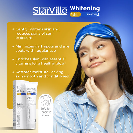 Starville Whitening Night Care Gel 60gm
