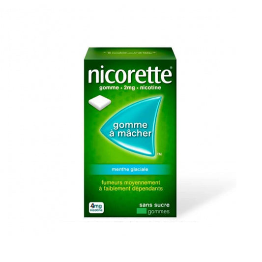 NICORETTE MENTHE GLACIALE 2 MG 105 GUM