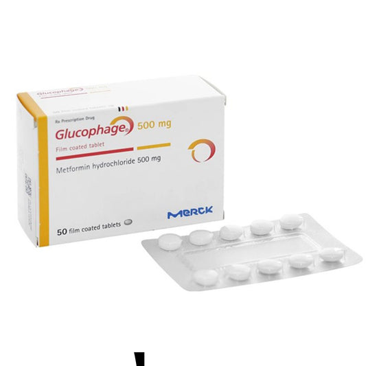 GLUCOPHAGE 500 MG 50 TAB