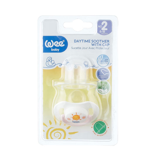Wee Baby Daytime Soother 6-18 MON WITH CAP 7826