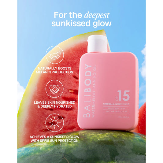 Bali Body Watermelon Tanning Oil 15 SPF