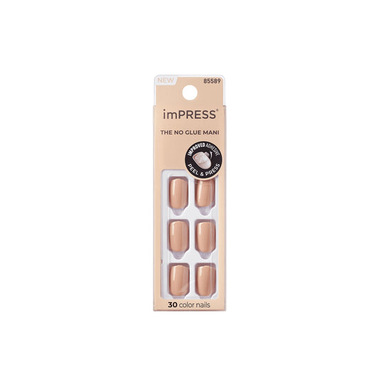 KISS IMPRESS COLOR 30NAILS 26C LATTE