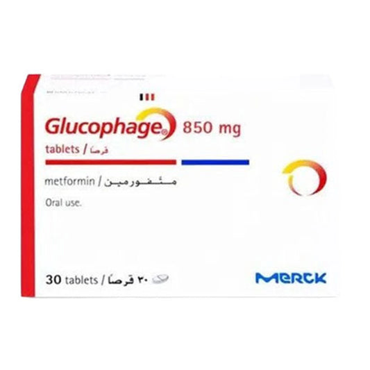 GLUCOPHAGE 850 MG 30 TAB