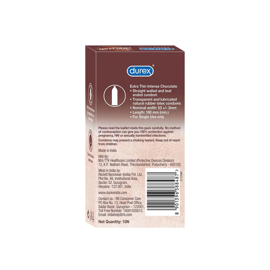 Durex Extra Thin Choclate 10 Condoms
