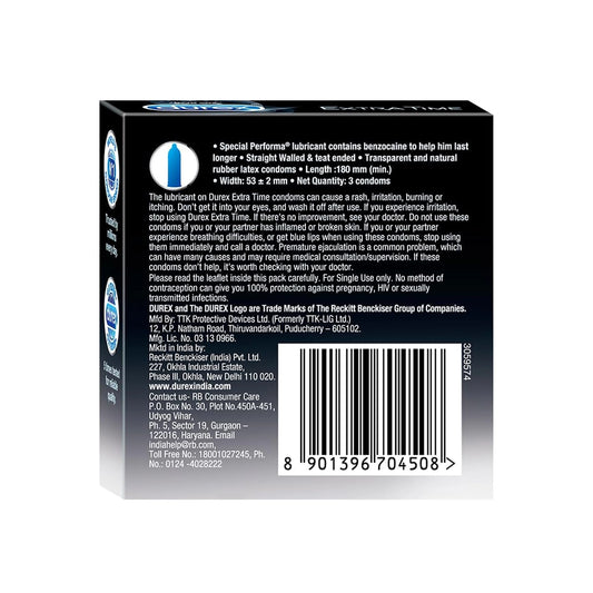 Durex Extra Time 3 Condoms