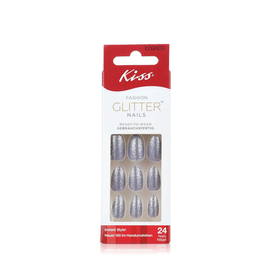 Kiss Fashion Glitter 24 Nail (K0GN03)
