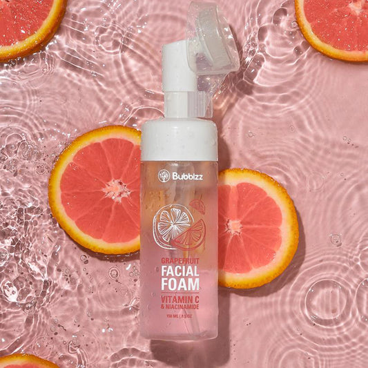 Bubblzz Facial Foaming Cleanser with Grapefruit Extract, Niacinamide & Vitamin C 150ml