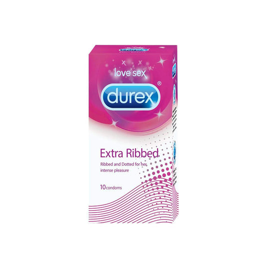Durex Extra Ribbed 10 Pcs