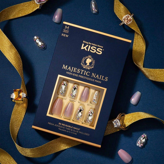 KISS MAJESTIC NAILS 30 NAILS (KMA02C)