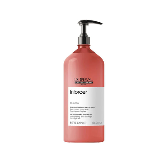 L'Oreal Professional Inforcer Strengthening & Anti-Breakage Shampoo with B6 & Biotin for Fragile Hair 1500 ML