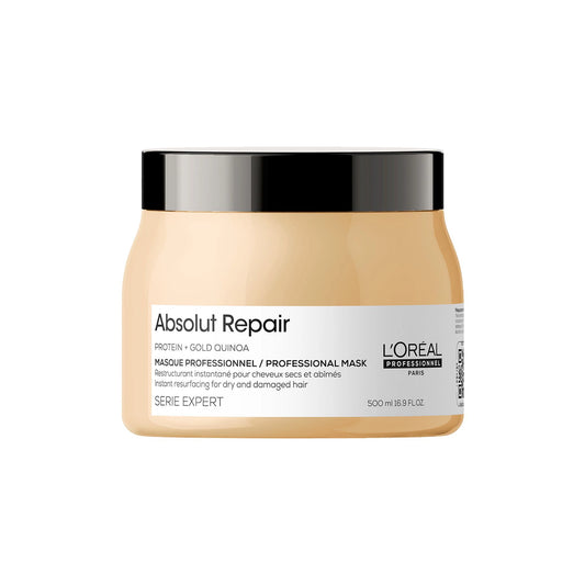 L'OREAL Professionnel Serie Expert Absolut Repair Gold Quinoa + Protein Instant Resurfacing Mask 16.9 oz Hair Care