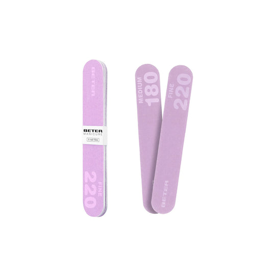 BETER 4 FIBERGLASS NAIL FILES 180/220