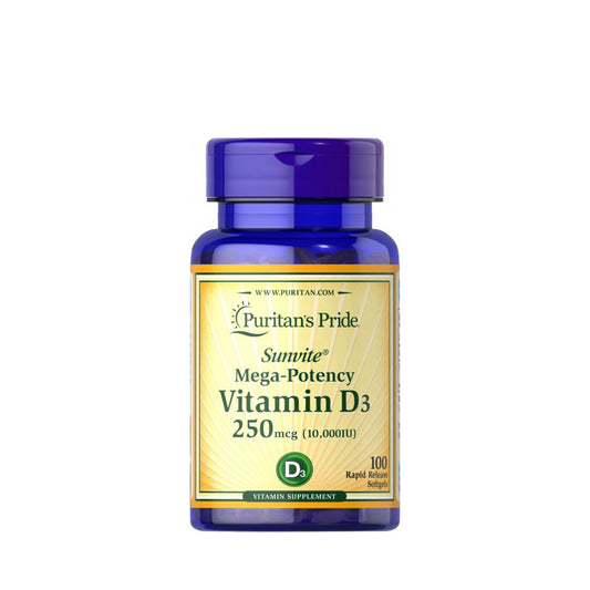 PURITANS PRIDE VIT D3 10000IU 100 TABLETS