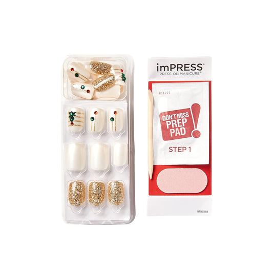 Kiss Impress Snowfall 30 Nails (85697)