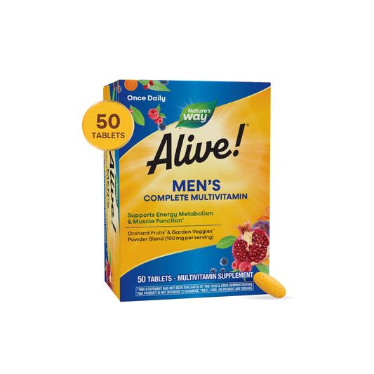 Alive Mens Complete Multivitamin 50 Tab