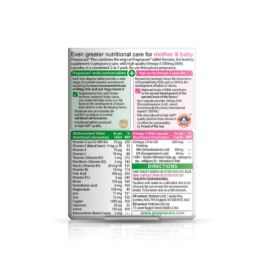 PREGNACARE PLUS 56 TAB
