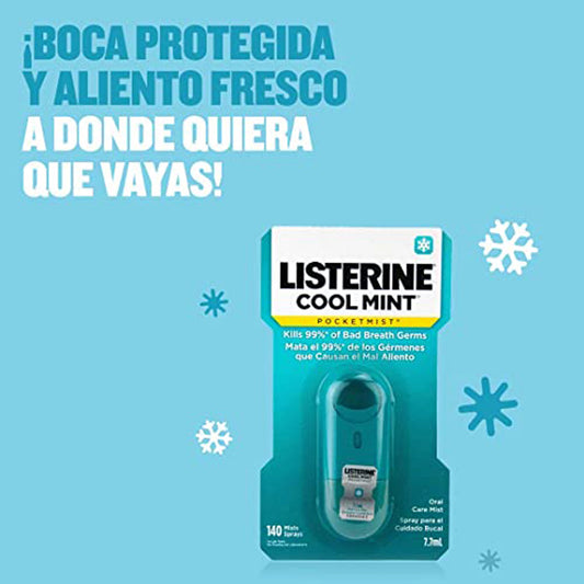 LISTERINE COOL MINT POCKETMIST ORAL MISTS SPRAYS