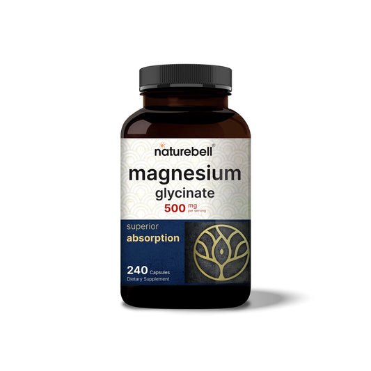 NATUREBELL MAGNESIUM GLYCINAATE 500 240 CAP