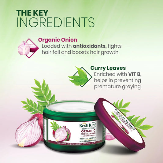 KESH KING ORGANIC ONION HAIR MASK 200ML