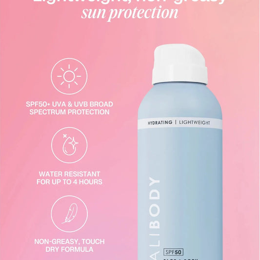 Bali Body Face & Body Sunscreen Spray SPF 50+ 175 ML