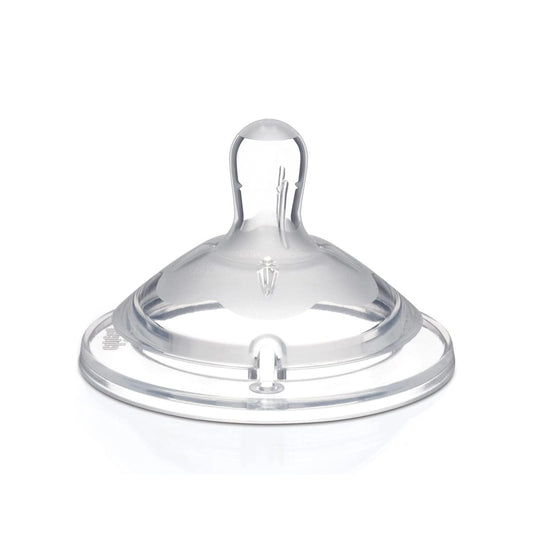 Chicco Silicone Fast Flow Feeding Nipples (6+ Months) 2 per pack