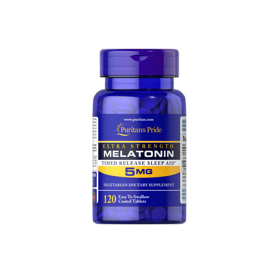 PURITANS PRIDE MELATONIN 5 MG 120 TAB