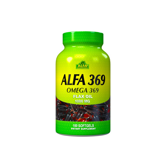 Alfa Vitamins 1000mg Omega 369  - 100 capsules