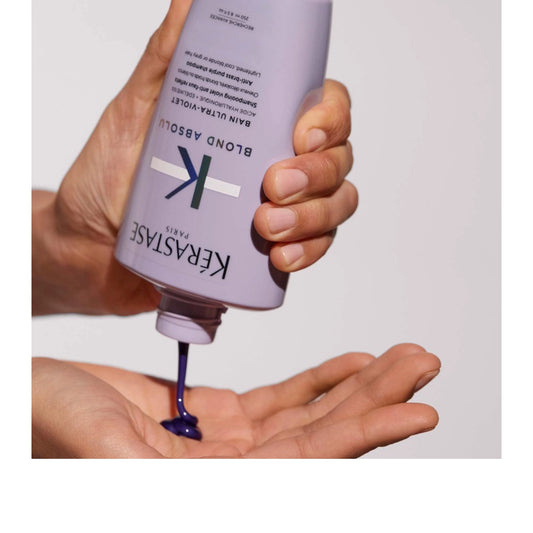 Kerastase Blond Absolu Anti-Brass Purple Shampoo for Bleached & Gray Hair 250 ML