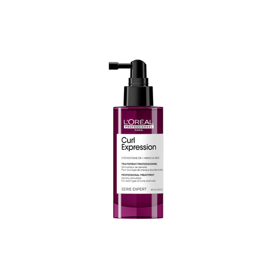 L'Oreal Professional Curl Expression Density Stimulating Spray with Stemoxydine 5% & Hibiscus Seed Extract for Curls & Coils 90 ML