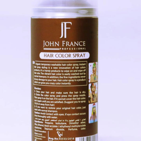 John France Hair Color Spray Brown 150ML