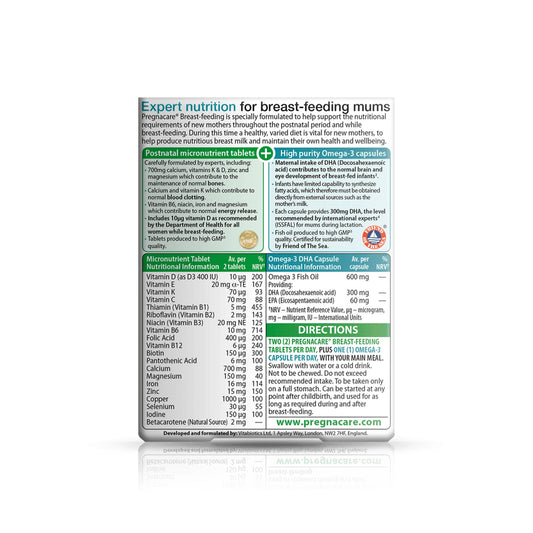 PREGNACARE BREAST-FEEDING 84 TAB