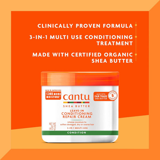 CANTU SHEA BUTTER (LEAVE IN CONDITIONING) 453 G