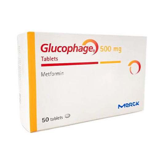 GLUCOPHAGE 500 MG 50 TAB