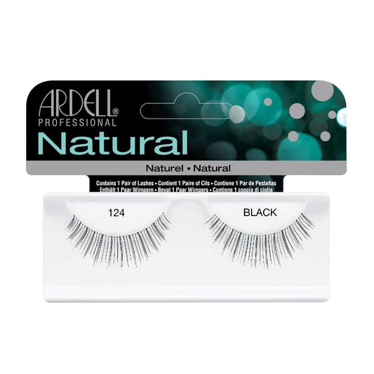 ARDELL NATRUAL LASHES 124 BLACK