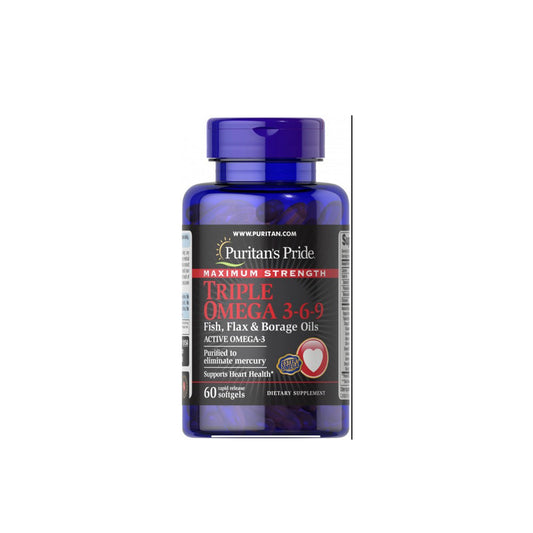 Puritans Pride Triple Omega  3-6-9 60 Soft