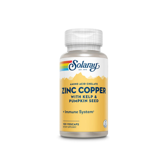 SOLARAY ZINC COPPER 100 CAP