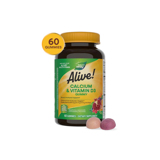 Alive Calcium &Vit D3 Gummy 60 Gummies