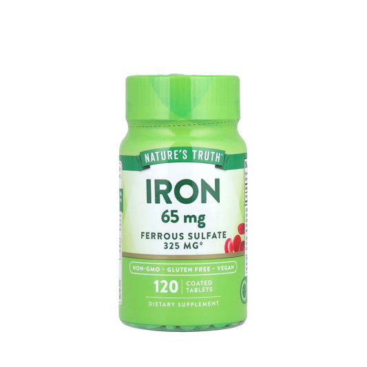 Natures Truth Iron 65MG 120 Capsules IMP++