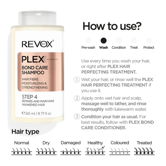 REVOX PLEX BOND CARE SHAMPOO STEP 4 260 ML