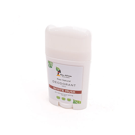 RAW AFRICAND DEODORANT WHITE MUSK 75 GM