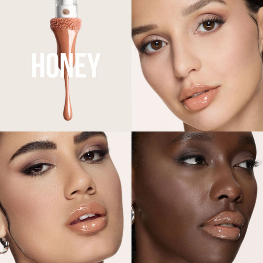 Huda Beauty Faux Filler Lip Gloss Honey