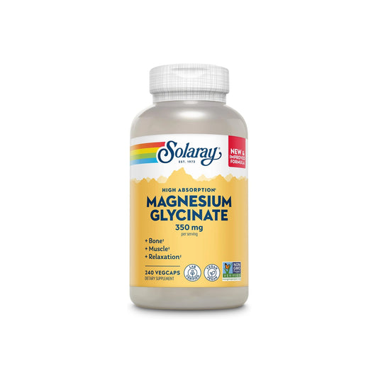 SOLARAY MAGNESIUM GLYCINATE 350 MG 120 CAPS