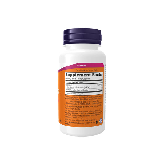 NOW VITAMIN K-2 100 MCG