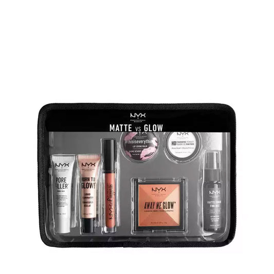 Nyx Professional Makeup Matte Vs Glow 7 Piece Make